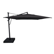 10'x13' Designer Rectangle AKZ+ Cantilever Umbrella - Black - The Great Escape