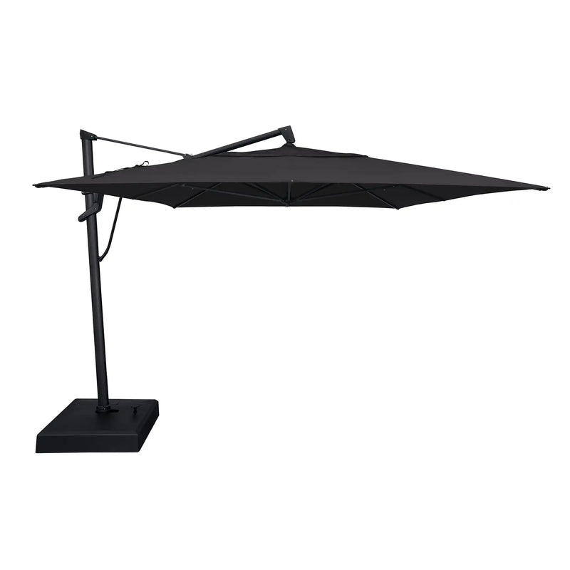 10'x13' Designer Rectangle AKZ+ Cantilever Umbrella - Black - The Great Escape