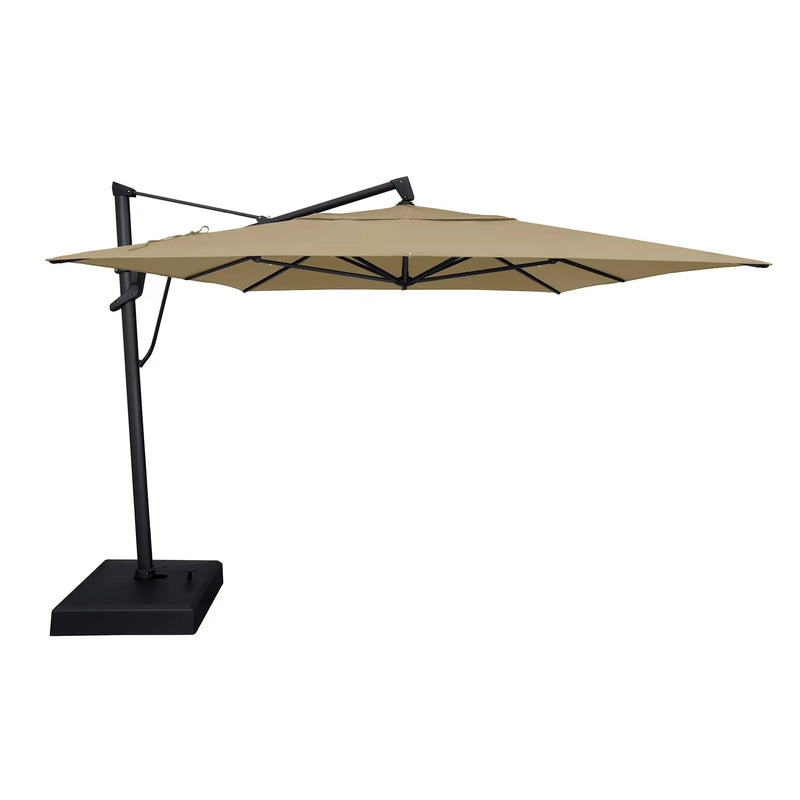 10'x13' Classic Rectangle AKZ Cantilever Umbrella - Heather Beige - The Great Escape