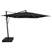 10'x13' Designer Rectangle AKZ+ Starlux Cantilever Umbrella - Black - The Great Escape