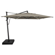 10'x13' Designer Rectangle AKZ+ Starlux Cantilever Umbrella - Cast Ash - The Great Escape