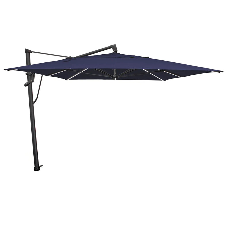 10'x13' Designer Rectangle AKZ+ Starlux Cantilever Umbrella - Indigo - The Great Escape