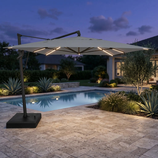 10 feet patio umbrellas 10' x 10' Saville Square Umbrella Sit comfortably under the sun with these Lime Green 10 Ft Patio Offset Cantilever Umbrellas Best Choice Products 10ft Outdoor