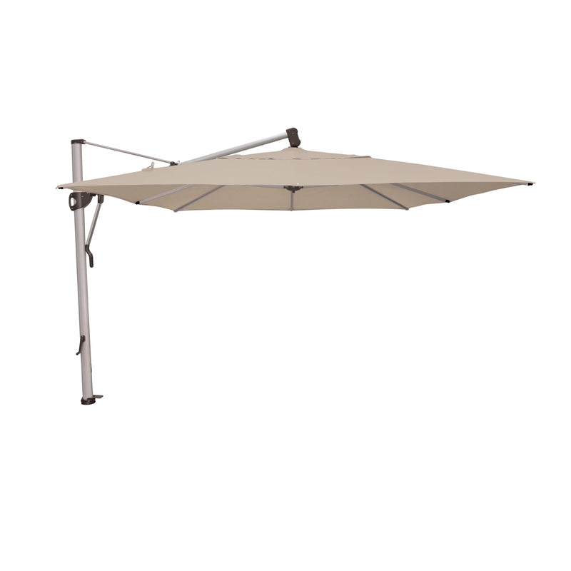 10'x13' Classic Rectangle AKZ Cantilever Umbrella - Champagne Linen - The Great Escape