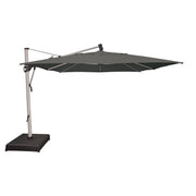 10'x13' Classic Rectangle AKZ Cantilever Umbrella - Charcoal - The Great Escape
