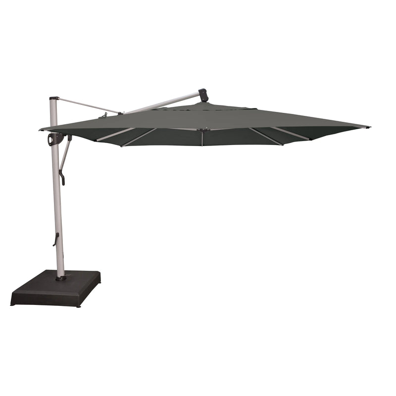 10'x13' Classic Rectangle AKZ Cantilever Umbrella - Charcoal - The Great Escape