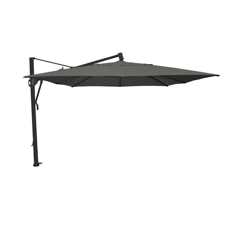 10'x13' Classic Rectangle AKZ Cantilever Umbrella Charcoal - The Great Escape