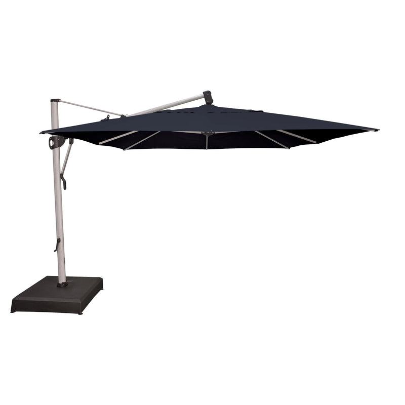 10'x13' Classic Rectangle AKZ Cantilever Umbrella - Navy - The Great Escape