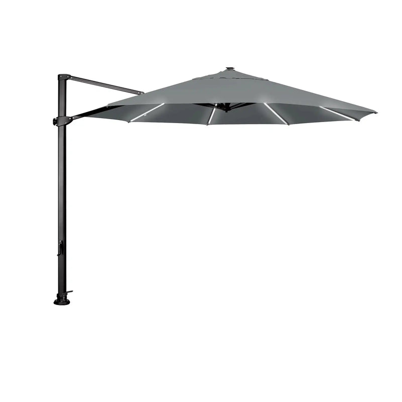 11' Deluxe Octagon Starlight Infinite Tilt Cantilever Umbrella - Boulder - The Great Escape