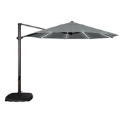 11' Deluxe Octagon Starlight Infinite Tilt Cantilever Umbrella - Boulder - The Great Escape