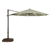 11' Deluxe Octagon Starlight Infinite Tilt Cantilever Umbrella - Khaki - The Great Escape