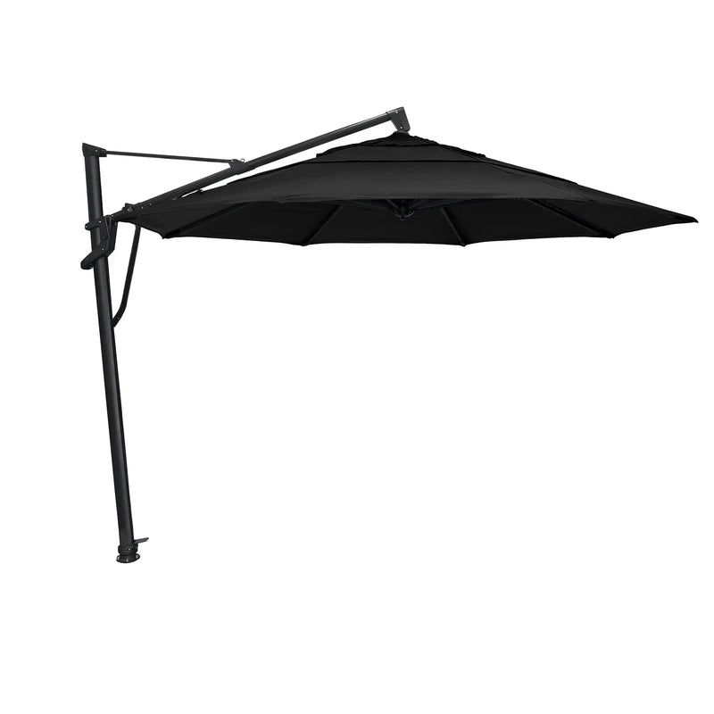 11' Designer AKZ+ Octagon Cantilever Umbrella Black - The Great Escape