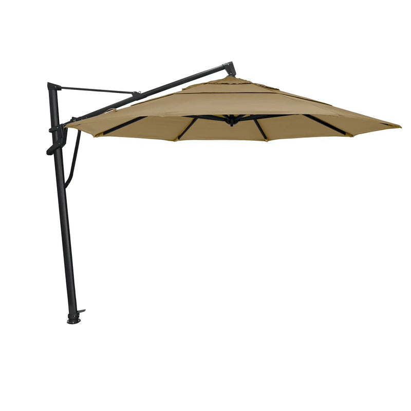 11' Designer AKZ+ Octagon Cantilever Umbrella Heather Beige - The Great Escape