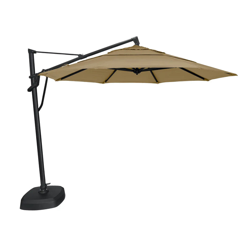 11' Designer AKZ+ Octagon Cantilever Umbrella Heather Beige - The Great Escape