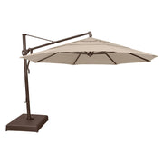 13' Classic Octagon AKZ Left-To-Right Tilt Cantilever Umbrella - Champagne Linen - The Great Escape