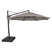 13' Classic Octagon AKZ Left-To-Right Tilt Cantilever Umbrella - Charcoal - The Great Escape
