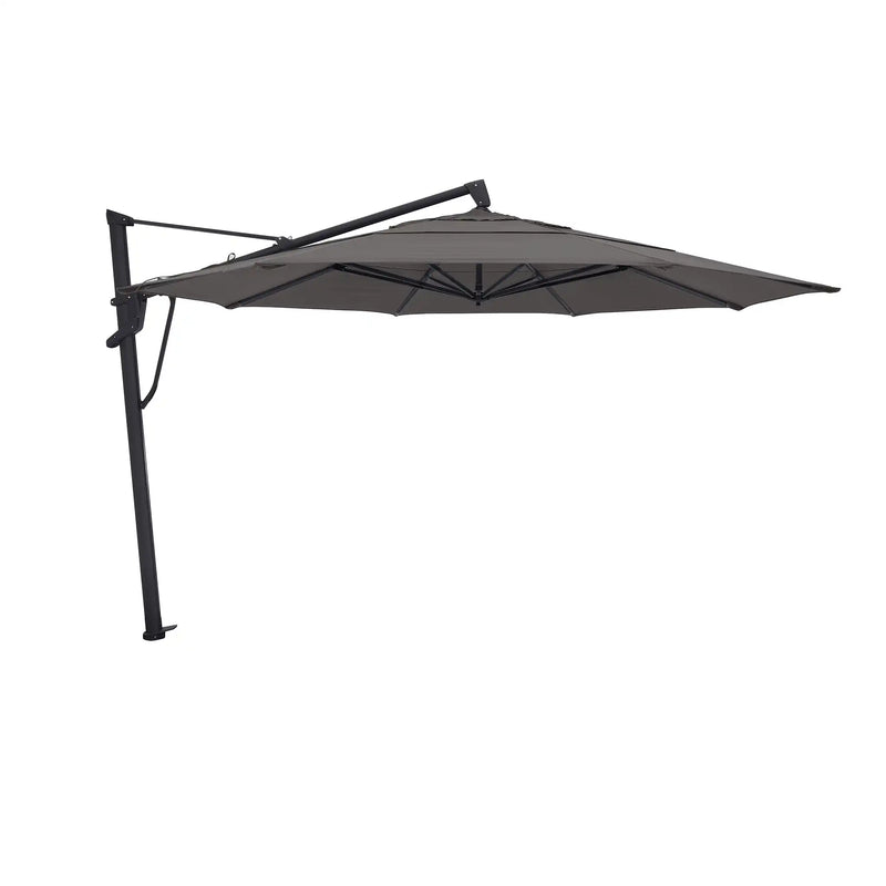 13' Classic Octagon AKZ Left-To-Right Tilt Cantilever Umbrella - Charcoal - The Great Escape