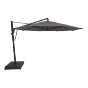 13' Classic Octagon AKZ Left-To-Right Tilt Cantilever Umbrella - Charcoal - The Great Escape