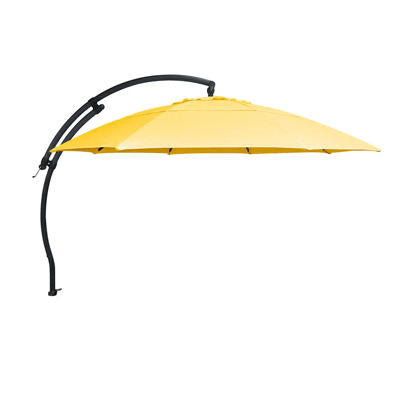 13' Deluxe Octagon Dome Front-To-Back Tilt Cantilever Umbrella - Lemon - The Great Escape
