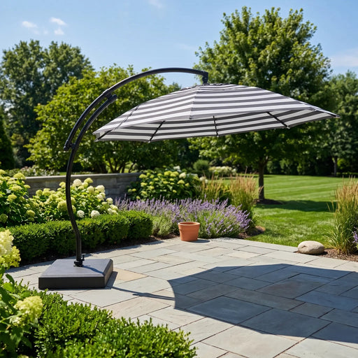 13' Deluxe Octagon Dome Tilting Cantilever Umbrella