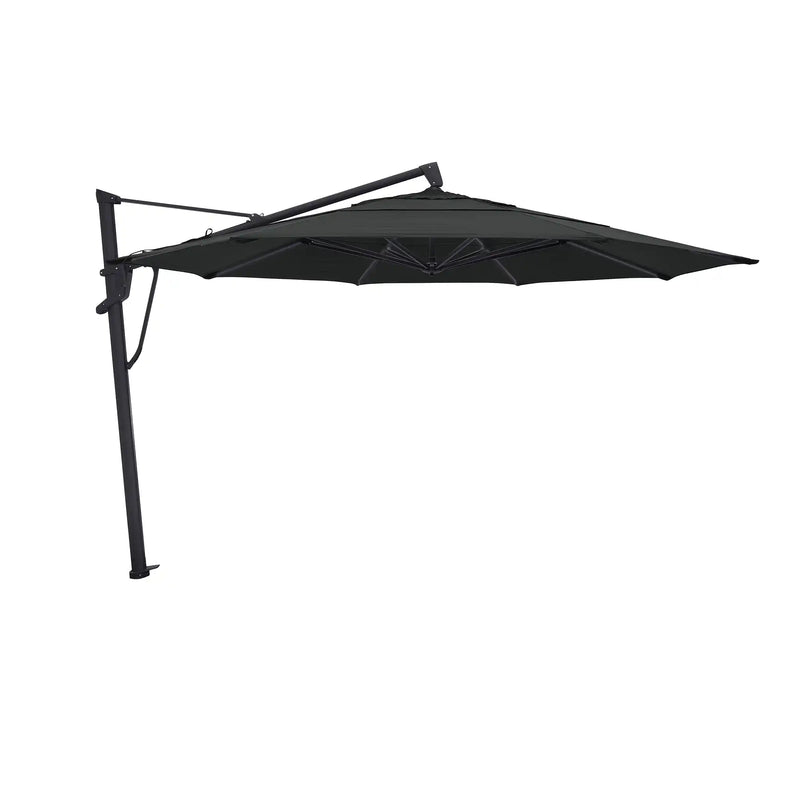 13' Designer Octagon AKZ+ Infinite Tilt Cantilever Umbrella - Black - The Great Escape