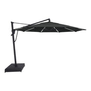 13' Designer Octagon AKZ+ Starlux Cantilever Umbrella - Black - The Great Escape