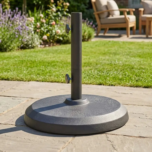 Treasure Garden Cast Aluminum Garden Umbrella Base Anthracite