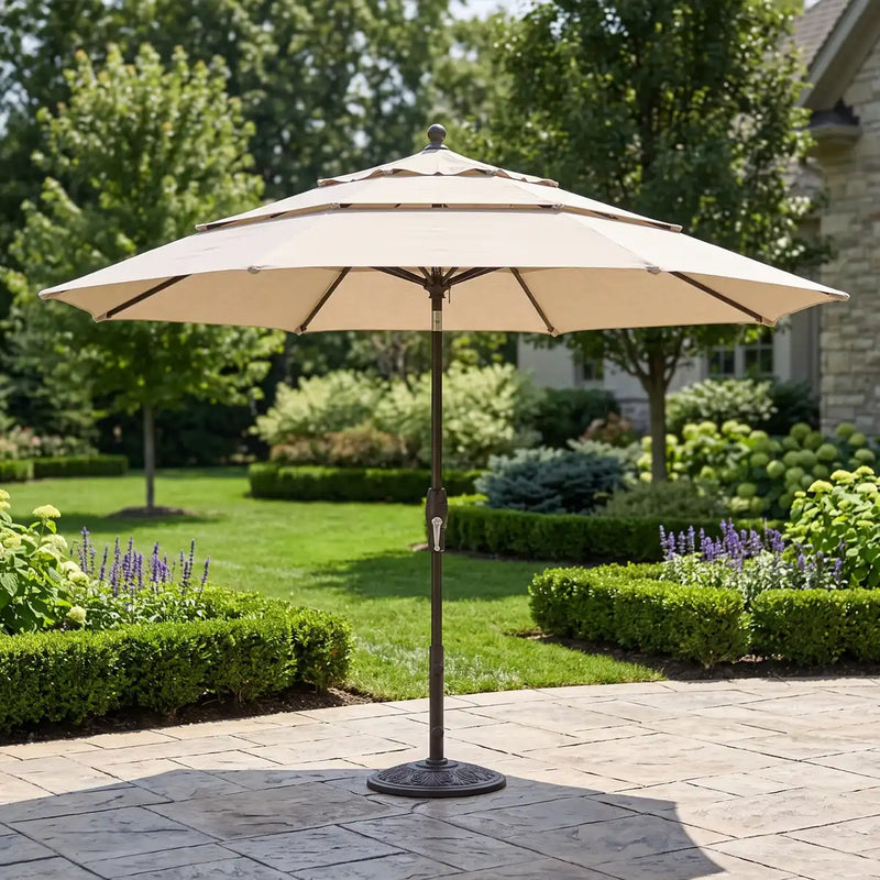 11' Classic Umbrella Champagne - The Great Escape