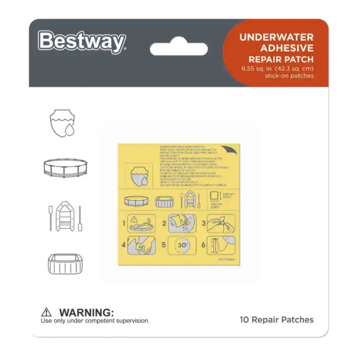 Bestway Underwater Adhesive Repair Patch - The Great Escape