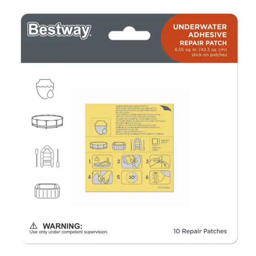 Bestway Underwater Adhesive Repair Patch - The Great Escape