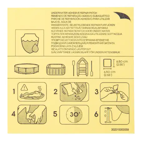 Bestway Underwater Adhesive Repair Patch - The Great Escape