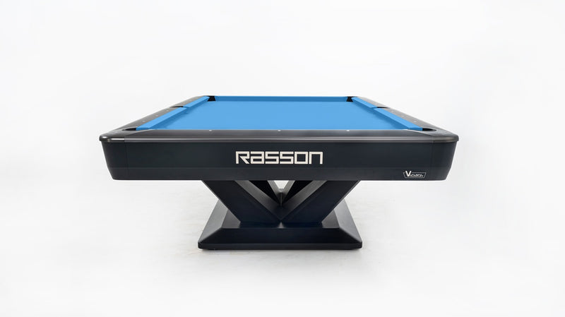 9' Victory III Billiard Table Wtih Drop Pockets - Black Fluorocarbon