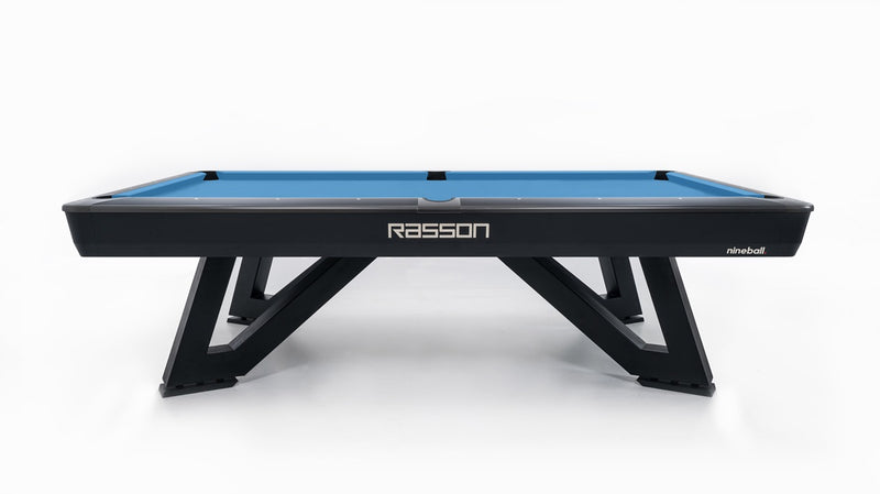 8' Wolf Billiard Table - Black Fluorocarbon - The Great Escape
