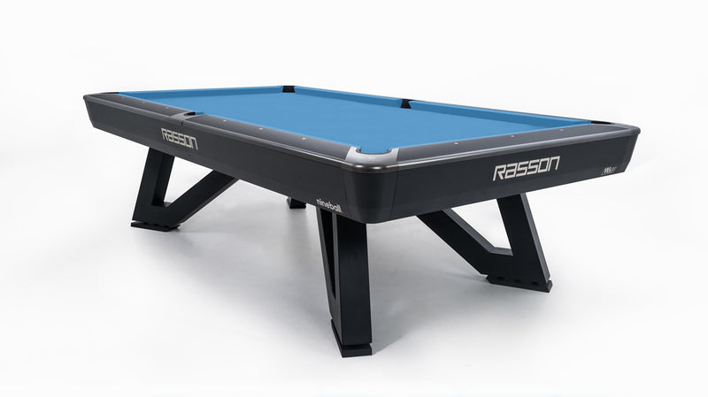 8' Wolf Billiard Table - Black Fluorocarbon - The Great Escape