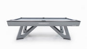 8' Wolf Billiard Table - Silver Fluorocarbon - The Great Escape