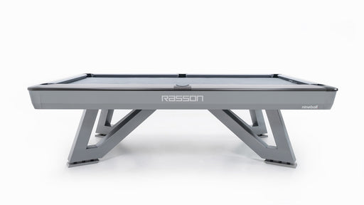 8' Wolf Billiard Table - Silver Fluorocarbon - The Great Escape