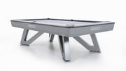 8' Wolf Billiard Table - Silver Fluorocarbon - The Great Escape