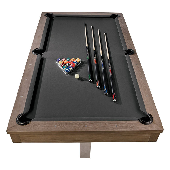 7' American Heritage Abbey Pool Table - Antique Grey