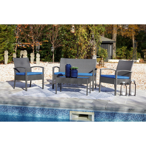 Aldean 4 Piece Loveseat Group - The Great Escape