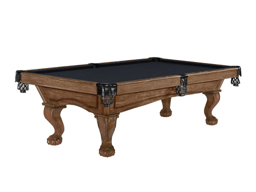 Brunswick Allenton Pool Table W/ Ball & Claw Leg Dark Rustic Brown - The Great Escape