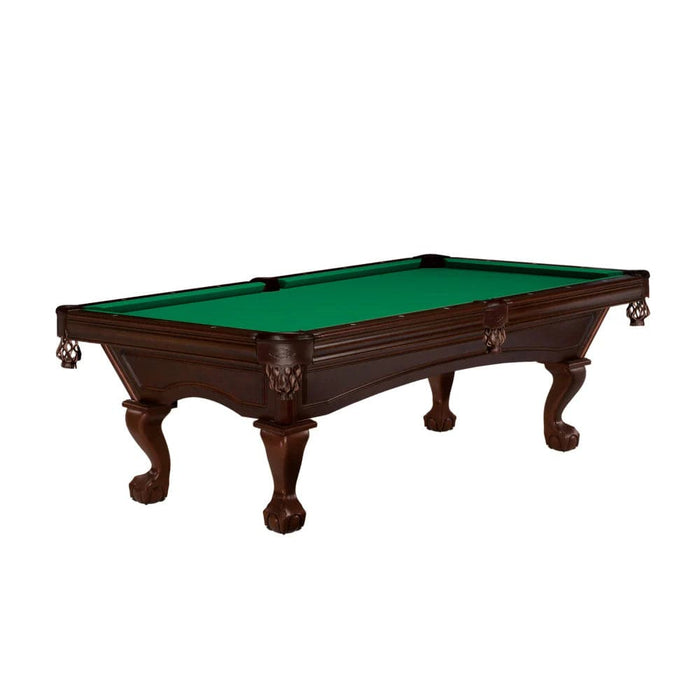 8' Brunswick Allenton Pool Table Espresso - Ball and Claw Leg