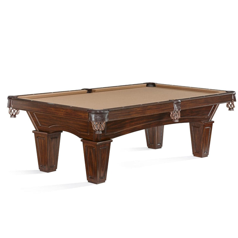 8' Brunswick Allenton Pool Table Tuscana - Tapered Leg - The Great Escape