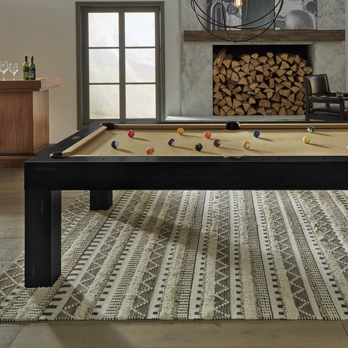 8’ American Heritage Alta Pool Table - Black Ash