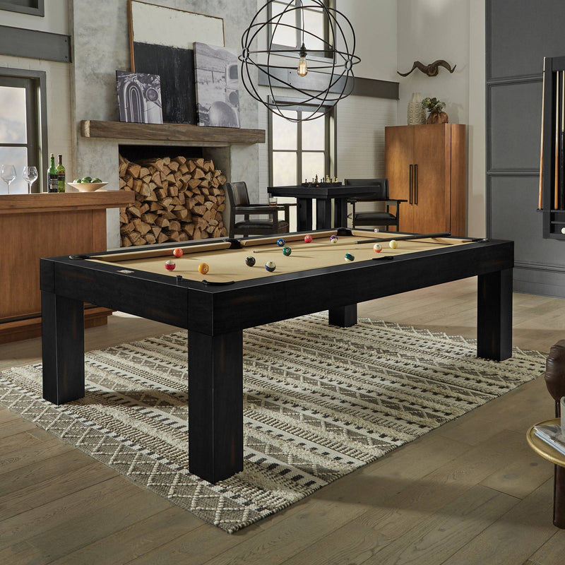 8’ American Heritage Alta Pool Table - Black Ash - The Great Escape