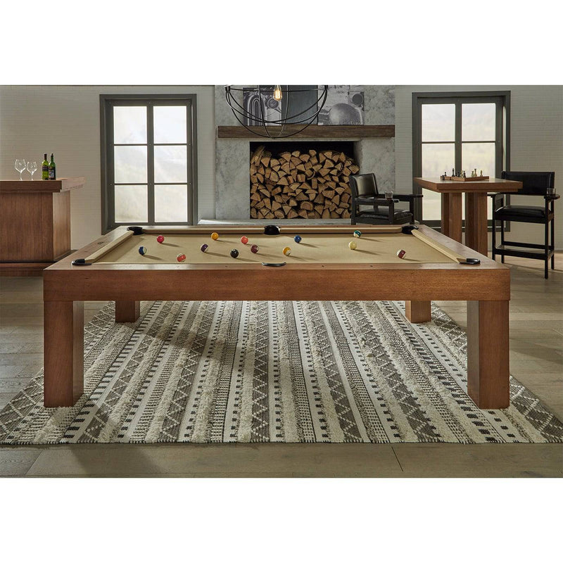 8’ American Heritage Alta Pool Table - Brushed Walnut - The Great Escape