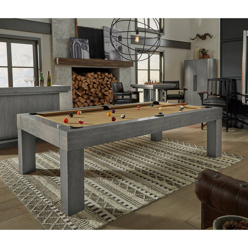 8’ American Heritage Alta Pool Table - Charcoal - The Great Escape