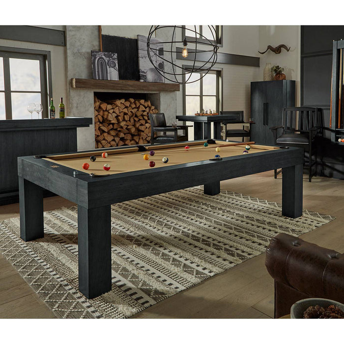 8’ American Heritage Alta Pool Table - Peppercorn