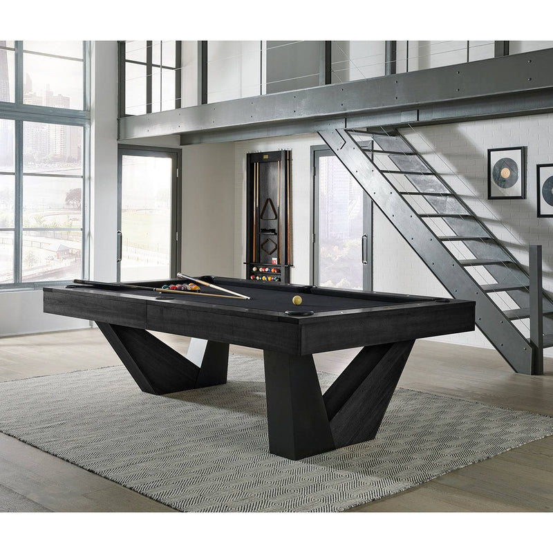 8’ American Heritage Annex Pool Table - Black Ash - The Great Escape