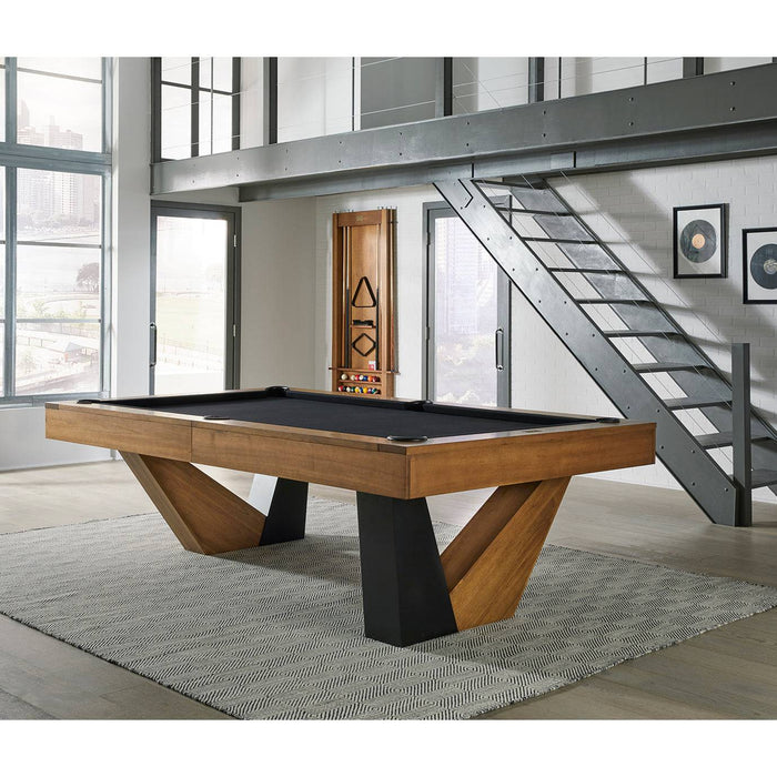 8’ American Heritage Annex Pool Table - Brushed Walnut