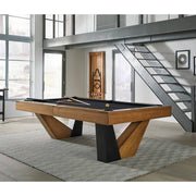 8’ American Heritage Annex Pool Table - Brushed Walnut - The Great Escape
